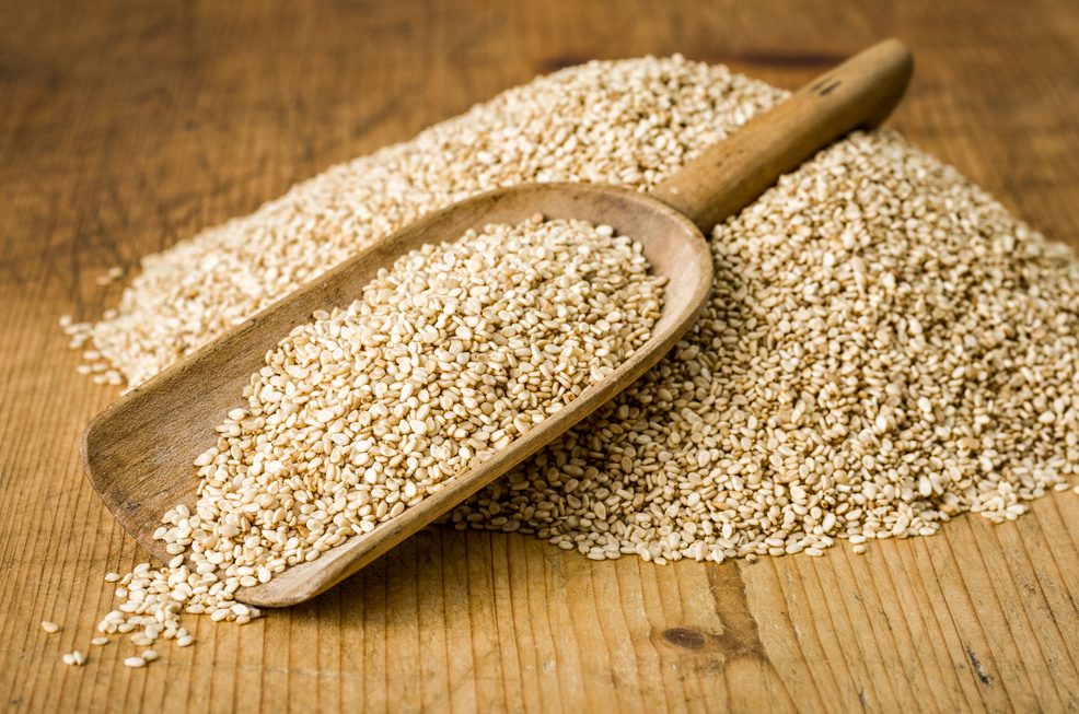 Premium white sesame seeds bulk exporter Ghana